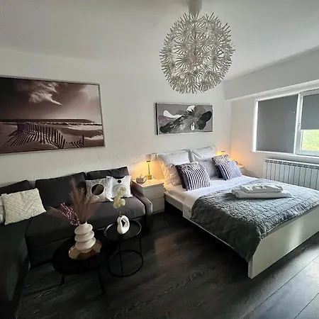 Flh Liberty - 2 Queen Beds, Balcony & Free Parking 公寓 康斯坦察